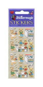 Pack of Furrie Stickers - Micro Teddy Kitchen