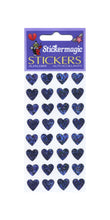 Load image into Gallery viewer, Pack of Prismatic Stickers - Multi Lilac Hearts