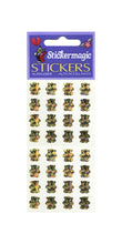 Load image into Gallery viewer, Pack of Prismatic Stickers - Micro Gold Teddies