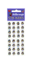 Load image into Gallery viewer, Pack of Prismatic Stickers - Micro Silver Teddies
