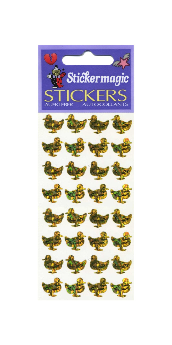 Pack of Prismatic Stickers - Ducklings