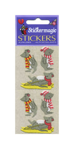 Pack of Furrie Stickers - Winter Mice