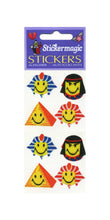 Load image into Gallery viewer, Pack of Silkie Stickers - Egyptian Smiley Faces