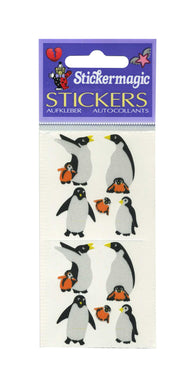 Pack of Silkie Stickers - Penguin Family