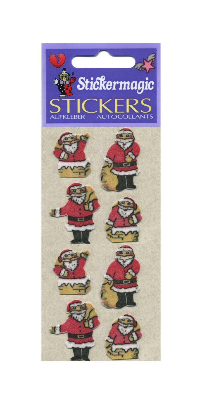 Pack of Furrie Stickers - Mini Santas