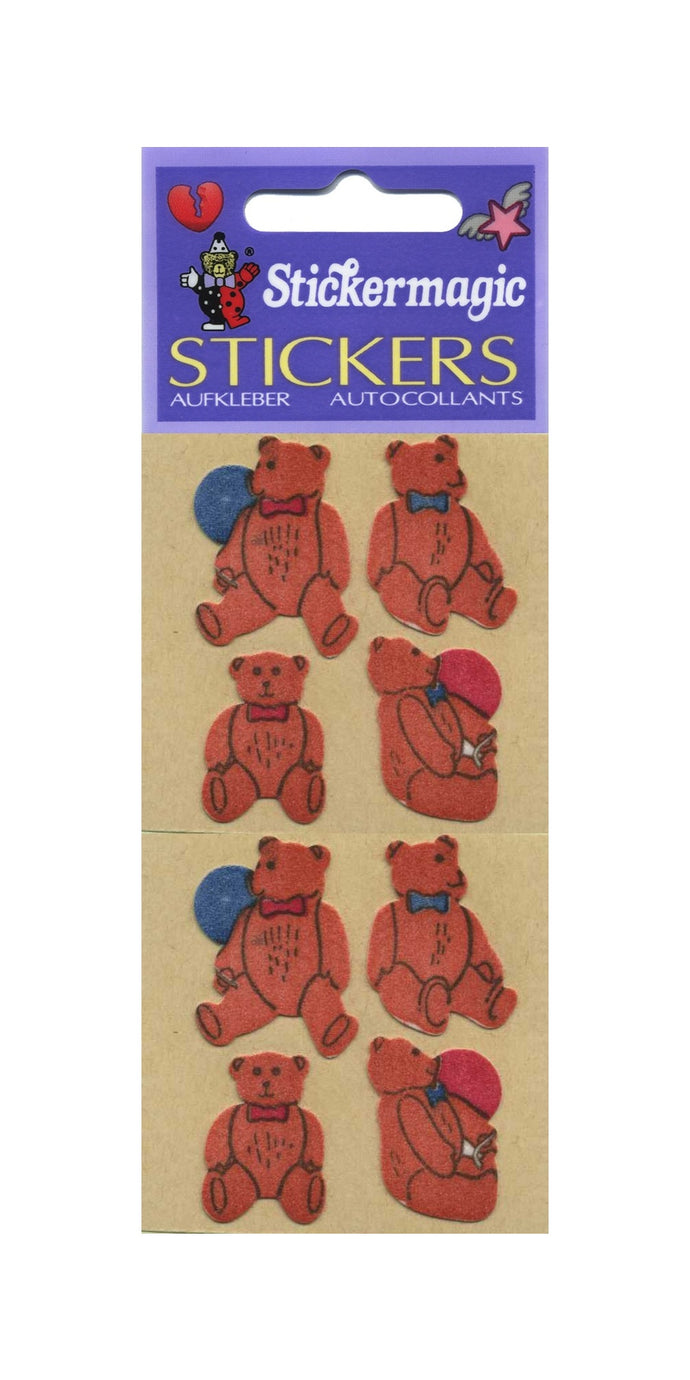 Pack of Furrie Stickers - Traditional Teddies