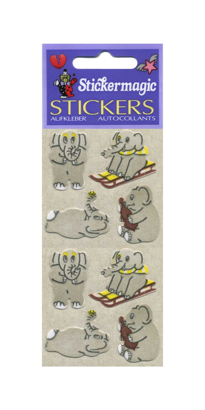 Pack of Furrie Stickers - Elephants