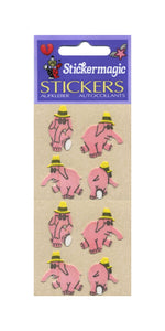 Pack of Furrie Stickers - Party Elephants