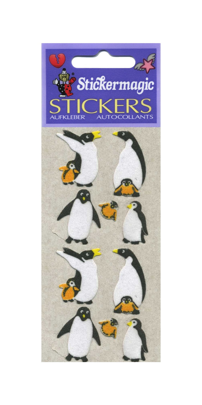 Pack of Furrie Stickers - Penguin Family