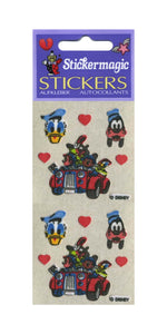 Pack of Furrie Stickers - Mickey and Friends in Car