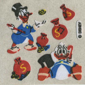 Pack of Furrie Stickers - Scrooge McDuck