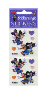 Pack of Pearlie Stickers - Mickey and Minnie on Skateboards