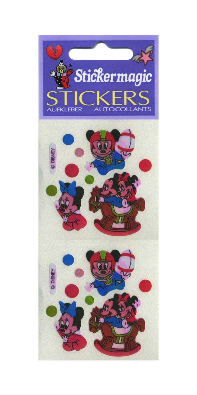 Pack of Pearlie Stickers - Mickey Mouse and Minnie