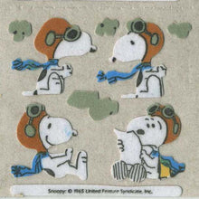 Load image into Gallery viewer, Pack of Furrie Stickers - Snoopy in Flying Gear