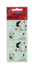 Load image into Gallery viewer, Pack of Paper Stickers - Snoopy Kissing Lucy