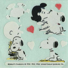 Load image into Gallery viewer, Pack of Paper Stickers - Snoopy Kissing Lucy