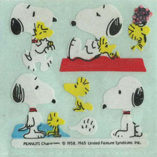 Load image into Gallery viewer, Pack of Paper Stickers - Snoopy and Woodstock
