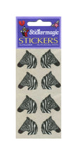 Load image into Gallery viewer, Pack of Furrie Stickers - Zebras