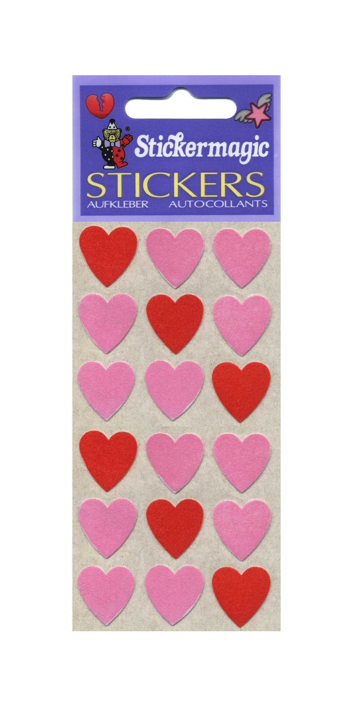 Pack of Furrie Stickers - Pink Hearts