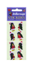 Load image into Gallery viewer, Pack of Pearlie Stickers - Winter Penguins