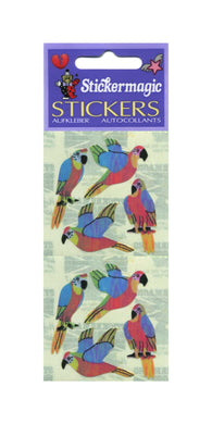 Pack of Pearlie Stickers - Parrots