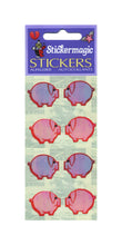 Load image into Gallery viewer, Pack of Pearlie Stickers - Pink Pigs