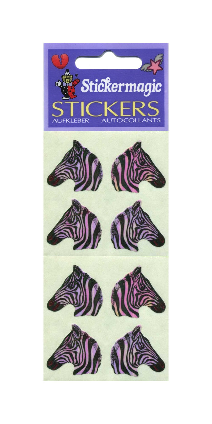 Pack of Pearlie Stickers - Zebras