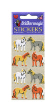 Load image into Gallery viewer, Pack of Furrie Stickers - Dartmoor Ponies