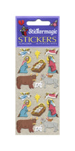 Load image into Gallery viewer, Pack of Furrie Stickers - Nativity Scene