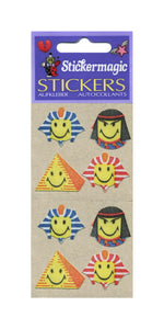 Pack of Furrie Stickers - Egyptian Smiley Faces