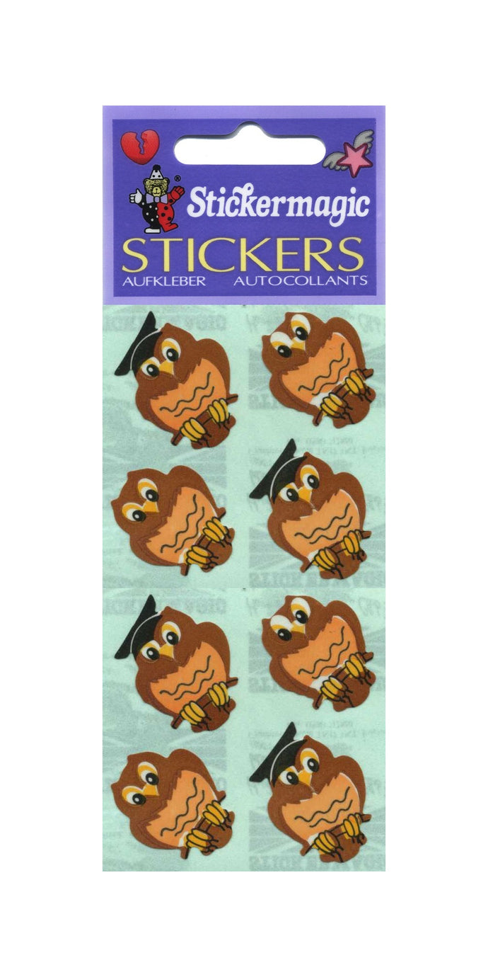 Pack of Paper Stickers - Wise Owls