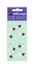 Load image into Gallery viewer, Pack of Paper Stickers - White Scottie Dogs