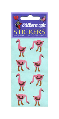 Pack of Paper Stickers - Flamingoes