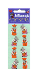 Pack of Paper Stickers - Mr & Mrs Mouse