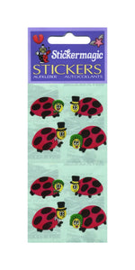 Pack of Paper Stickers - Ladybirds
