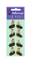Load image into Gallery viewer, Pack of Paper Stickers - Puppies In Shoes
