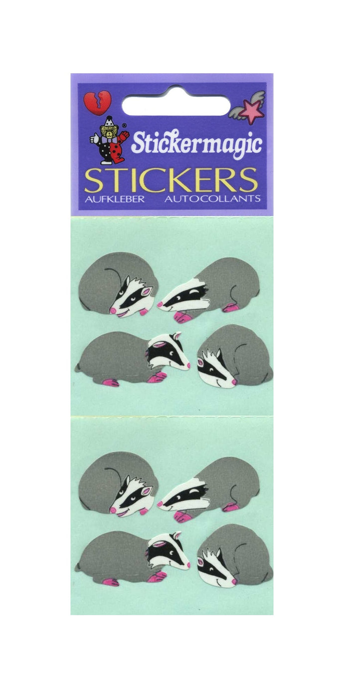Pack of Paper Stickers - Badgers