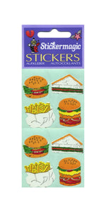 Pack of Paper Stickers - Fast Food