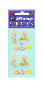 Pack of Paper Stickers - Sad Babies