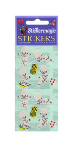 Pack of Paper Stickers - Happy Babies