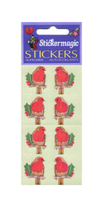 Pack of Pearlie Stickers - Robins
