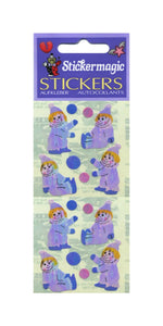Pack of Pearlie Stickers - Clowns