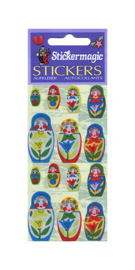 Pack of Pearlie Stickers - Russian Dolls