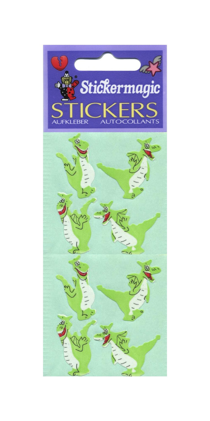 Pack of Paper Stickers - Funny Dragons