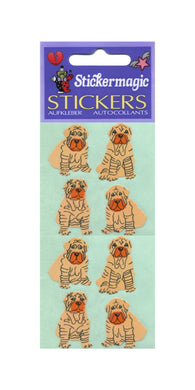 Pack of Paper Stickers - Shar Peis
