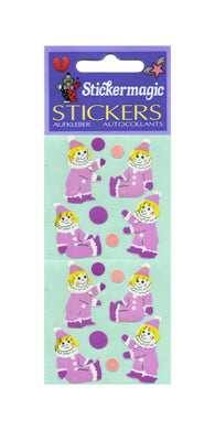 Pack of Paper Stickers - Clowns