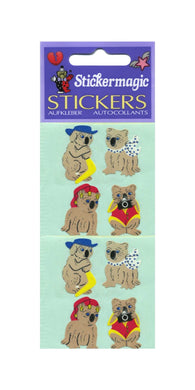 Pack of Paper Stickers - Funny Koalas