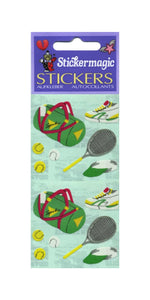 Pack of Paper Stickers - Sports Bag