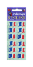 Load image into Gallery viewer, Pack of Paper Stickers - French Flags X 6