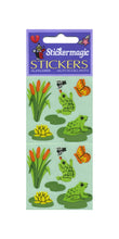Load image into Gallery viewer, Pack of Paper Stickers - Frogs on Lily Pads